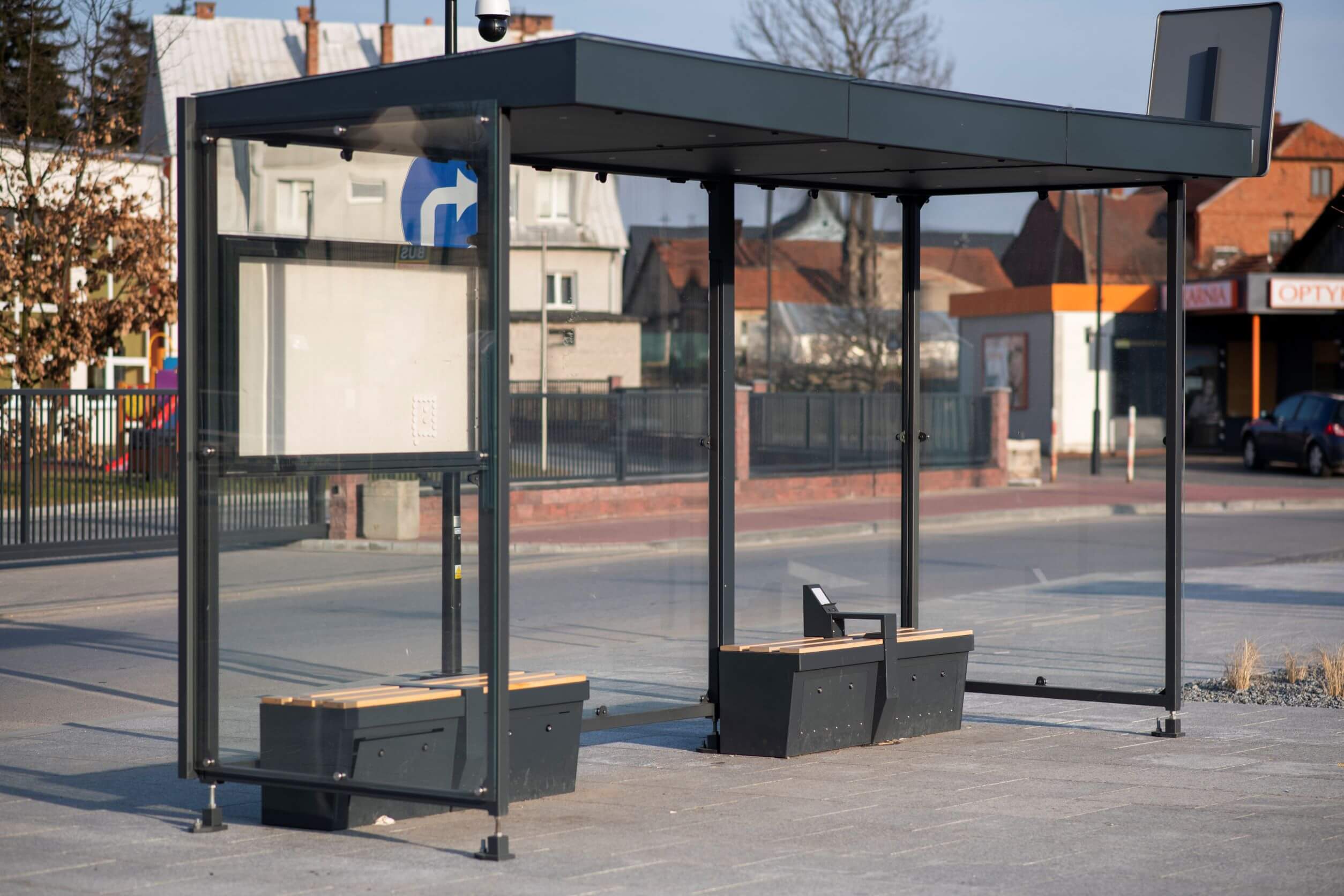 Solarna Wiata Autobusowa w Kazimierzy Wielkiej